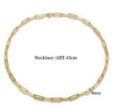 Gold Heart Toggle Necklace — Beaded Chain Gift for Her