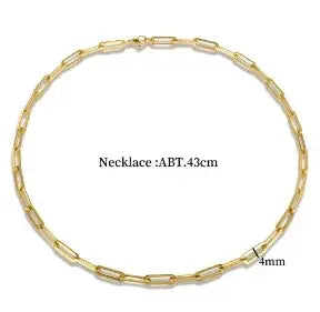 Gold Heart Toggle Necklace — Beaded Chain Gift for Her