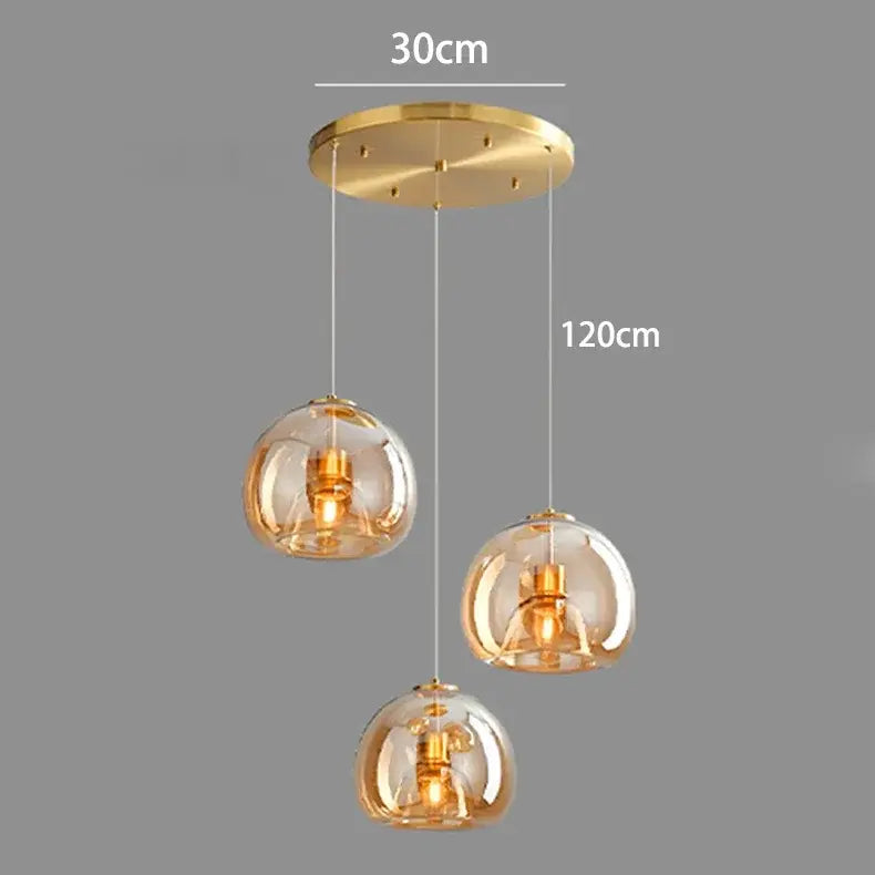 Modern Home Decor Lights Glass Pendant Light Lamps for Living Room Chandeliers for Dining Room Hanging Light Indoor Lighting Jonine&