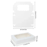 Window Gift Boxes for Candy, Cookies & Party Favours — Set of 5–20 Jonine’s Corner