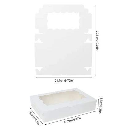 Window Gift Boxes for Candy, Cookies &amp; Party Favours — Set of 5–20