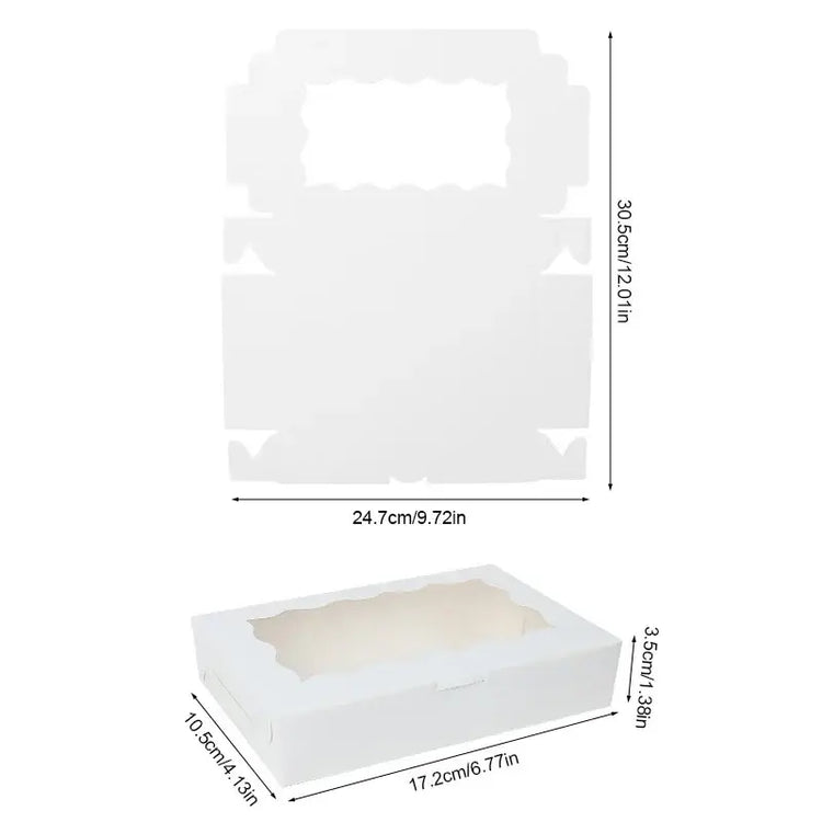 Window Gift Boxes for Candy, Cookies & Party Favours — Set of 5–20 Jonine’s Corner