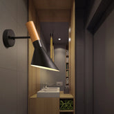 Nordic LED Wall Lamp Wood Creative Lighting Fixture Guest Room Balcony Staircase Sconce Bedroom Bedside Decor Light Chandelier Jonine&
