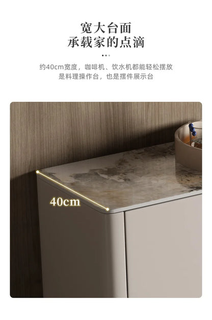Premium Minimalist Display Cabinet — Light Luxury Living Room Storage