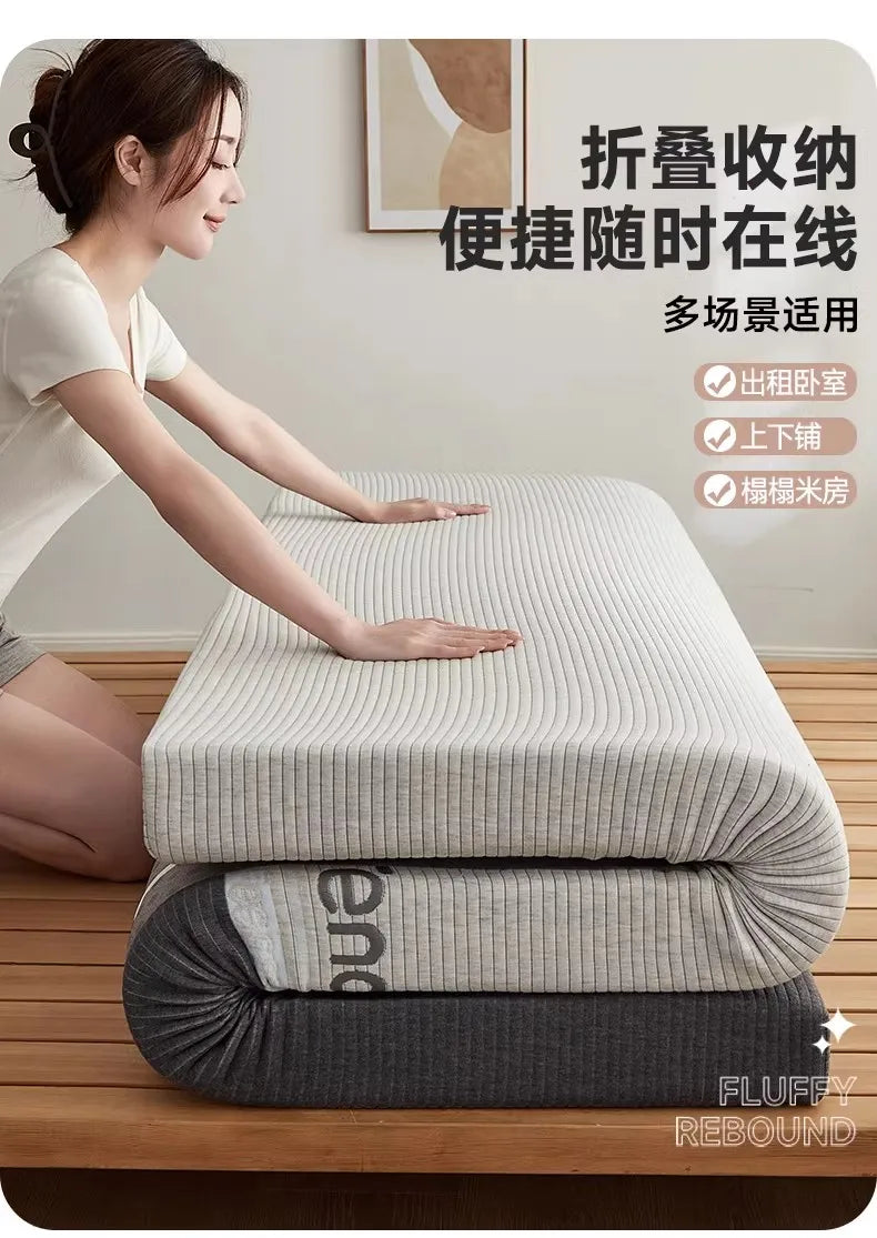 New 0 pressure slow rebound gel memory cotton mattress home high density tatami sponge mat rental