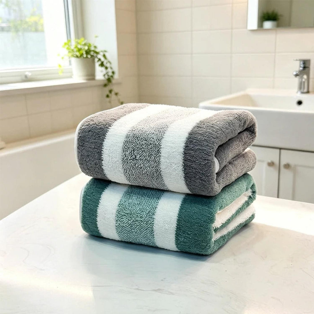 Always Fresh — Quick-Dry Absorbent Towels, Set of 2