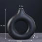 Porcelain Doughnut Vase — For Fresh & Dried Flower Arrangements