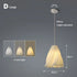 3D Flower Pendant Light — Nordic Resin Chandelier – Modern Decor