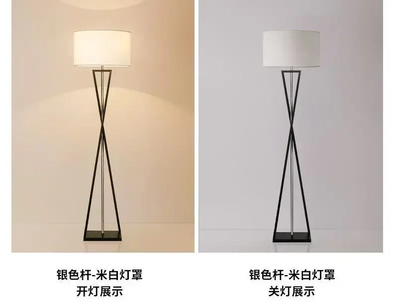 Scandinavian Modern Iron Floor Lamp Creative Minimalist for Living Room Bedroom Study Night Lighting Home Decor Items LED Jonine’s Corner