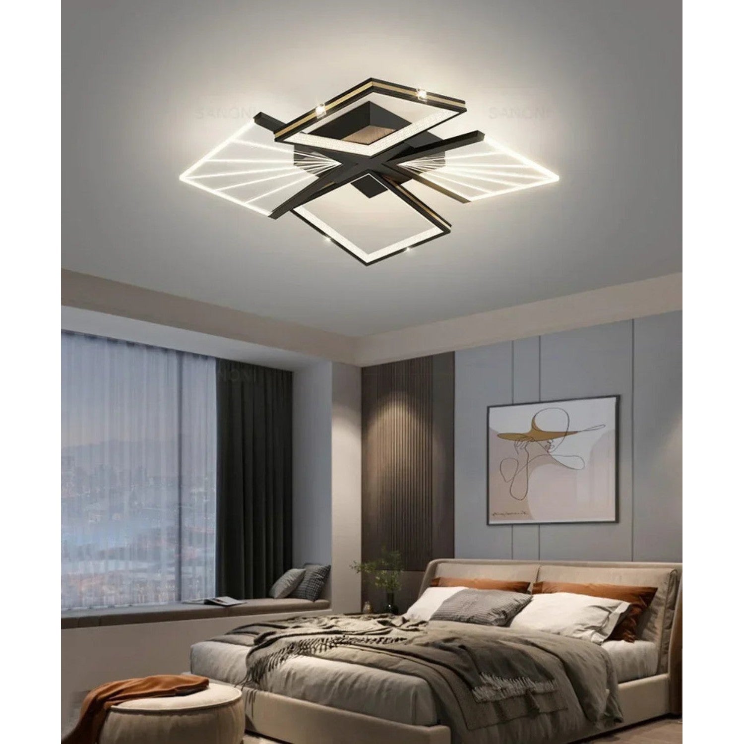 The Circle of Light — Modern Minimalist Ring LED Chandelier for Living Room &amp; Dining