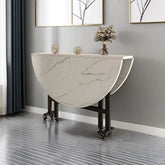 Gather & Dine — Minimalist Round Dining Table with Metal Legs, 100cm & 120cm Jonine’s Corner