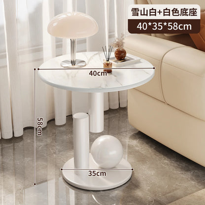 Round Metal Side Table — Modern Moroccan Coffee & Sofa Table