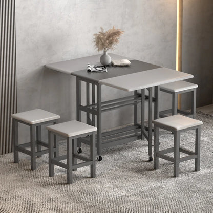Power at the Table — Dark Luxury Mid-Century Dining Table