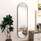 The Mirror That Opens the Room — Oversized Oval Full-Length Mirror