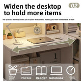 Space-Saving Computer Desk with Integrated Bookshelf Jonine’s Corner