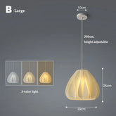 3D Flower Pendant Light — Nordic Resin Chandelier – Modern Decor