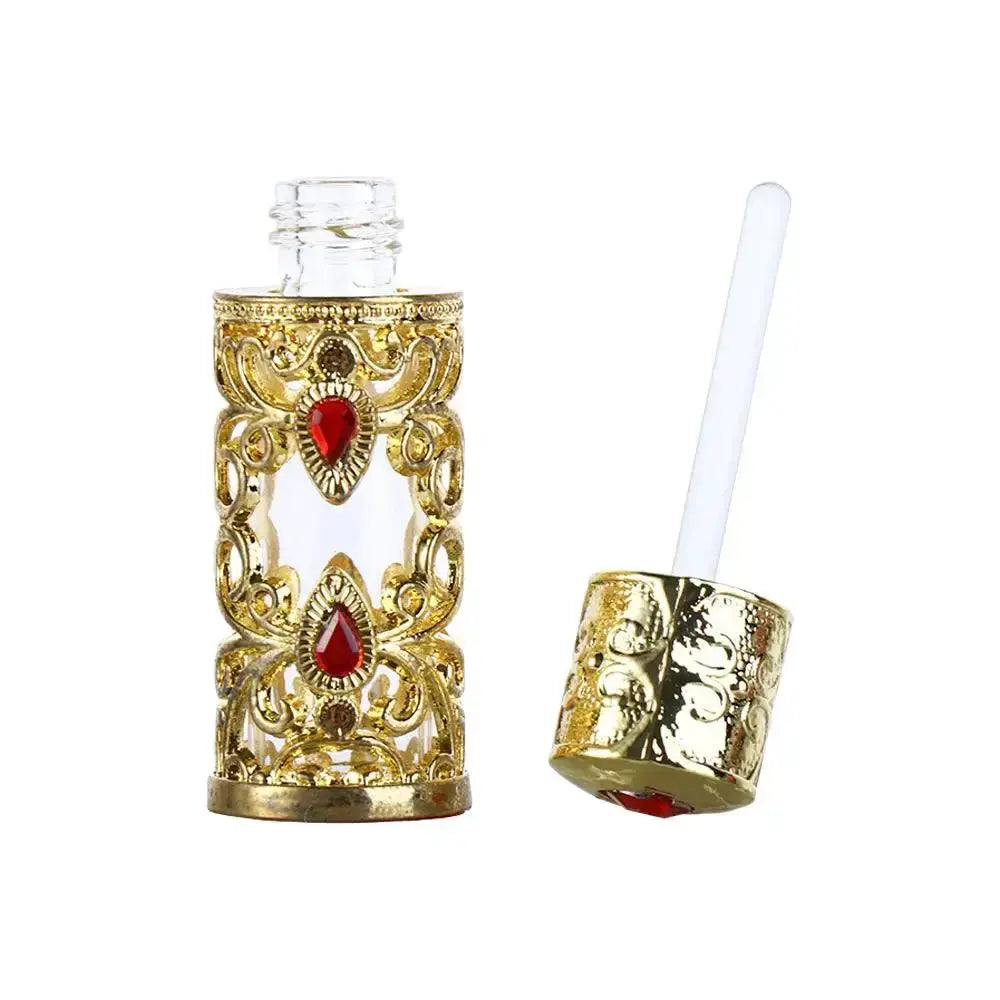 The Dubai Dropper — Arabian-Style Gold Rhinestone Refillable Perfume Bottle (3ml) Jonine’s Corner