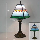 Old World Glow — European Retro Art Glass LED Desk Lamp