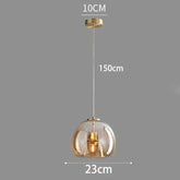 Modern Home Decor Lights Glass Pendant Light Lamps for Living Room Chandeliers for Dining Room Hanging Light Indoor Lighting Jonine&