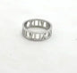Stainless Steel Ring for Women Inlaid Zircon Rings Waterproof Romantic Fashion Jewelry