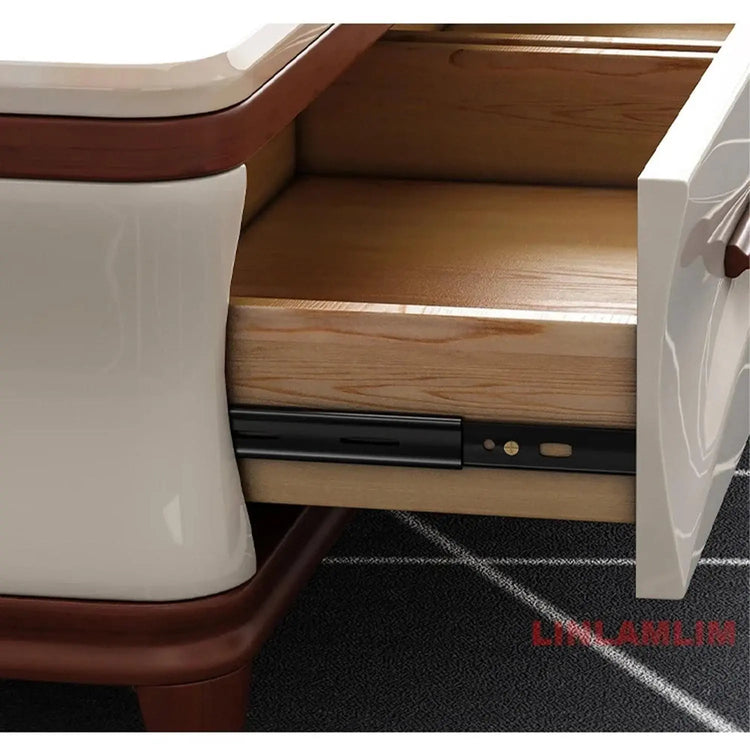 Marble & Wood Living Room Furniture Set — Coffee Table, TV Stand & Side Cabinets Jonine’s Corner