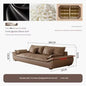 Luxury Genuine Leather Sofa — Designer Modular Living Room Seating