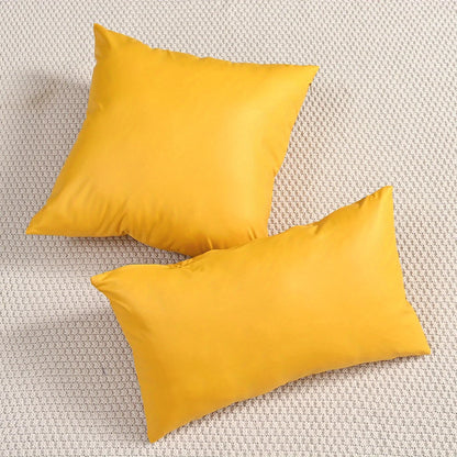 Waterproof PU Lumbar Cushion Cover — European Style