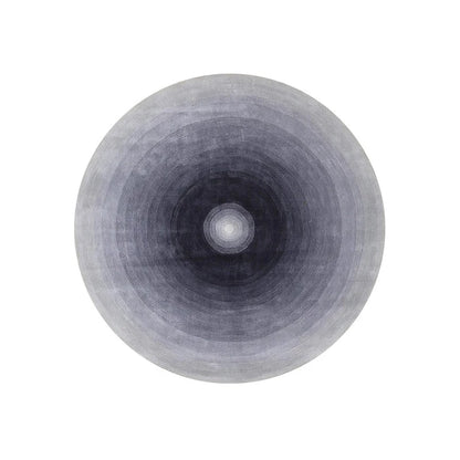 Round Gradient Area Rug — Machine Washable Non-Slip Floor Mat for Living Room & Bedroom