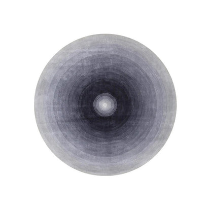 Round Gradient Area Rug — Machine Washable Non-Slip Floor Mat for Living Room &amp; Bedroom