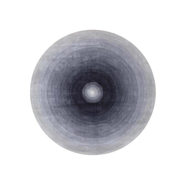 Round Gradient Area Rug — Machine Washable Non-Slip Floor Mat for Living Room & Bedroom