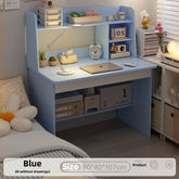 Space-Saving Computer Desk with Integrated Bookshelf Jonine’s Corner