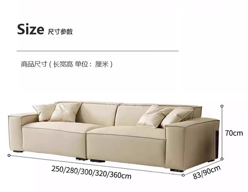 Aesthetic Space-Saving Luxury Sofa — Unique Designer Living Room Seating