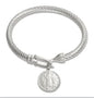 Fashion Simple Stainless Steel 3 Crystal Bracelet Bangle
