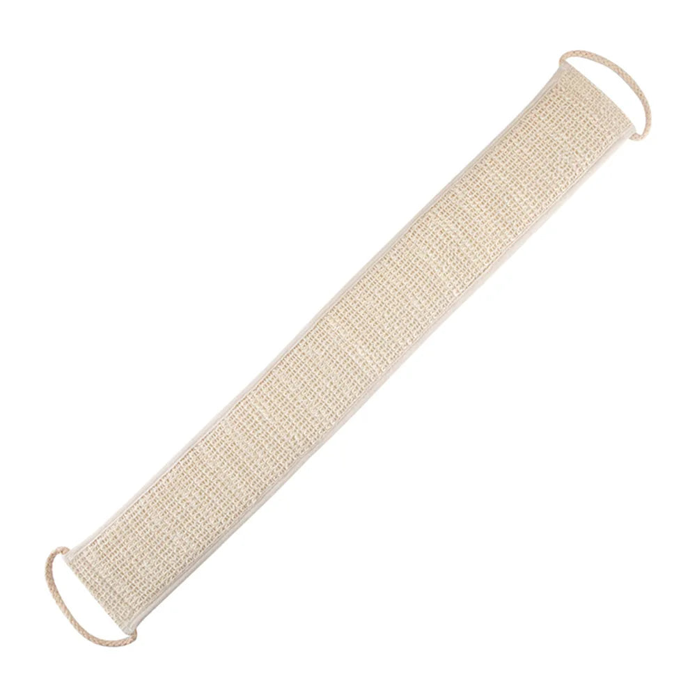 The Deep Clean — Sisal Back Scrubber Belt for Shower Exfoliation