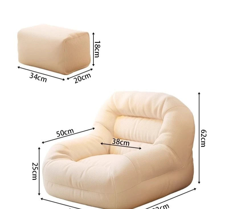 Breathable Fabric Sofa Bed — Compact Modern Living Room Sofa