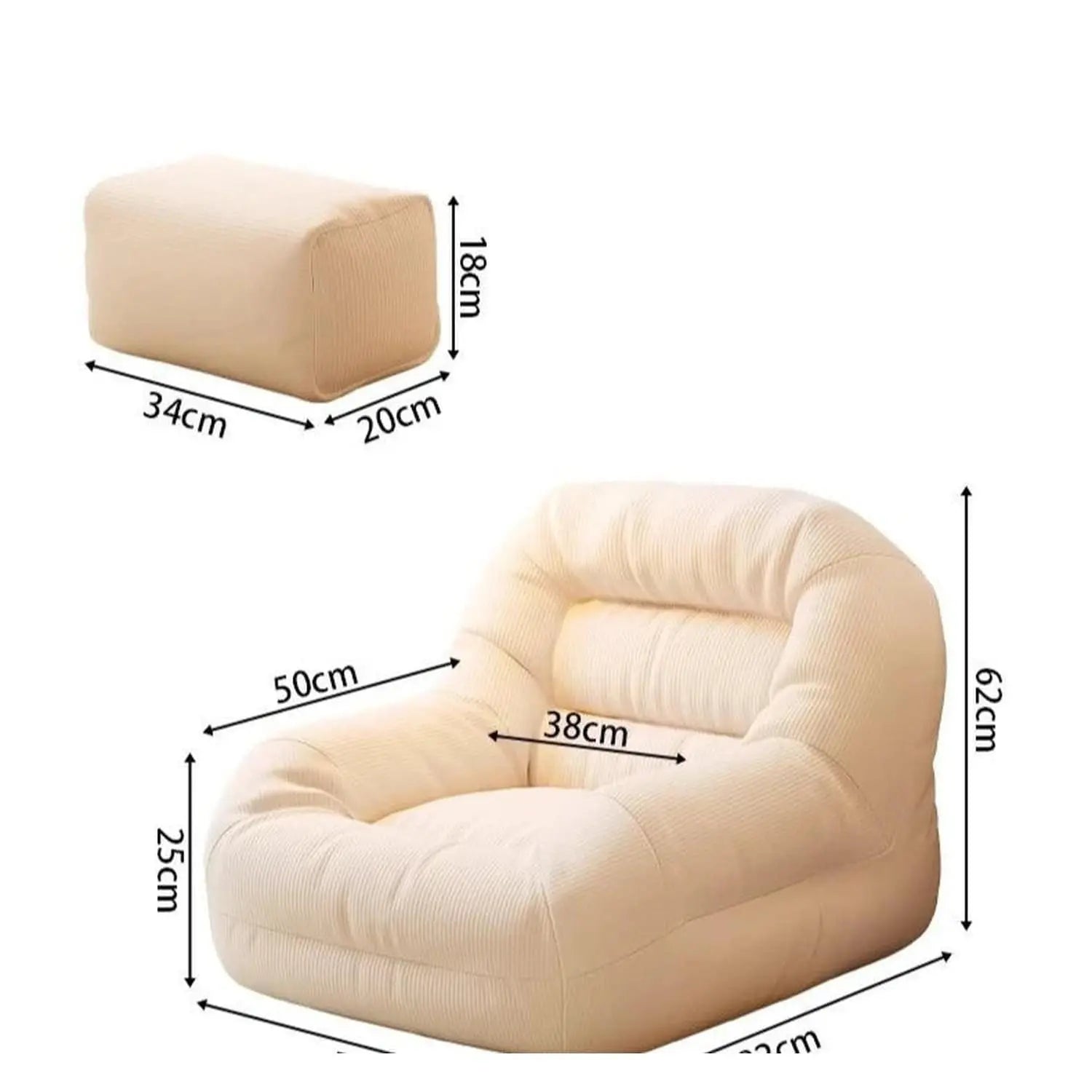 Breathable Fabric Sofa Bed — Compact Modern Living Room Sofa Jonine’s Corner