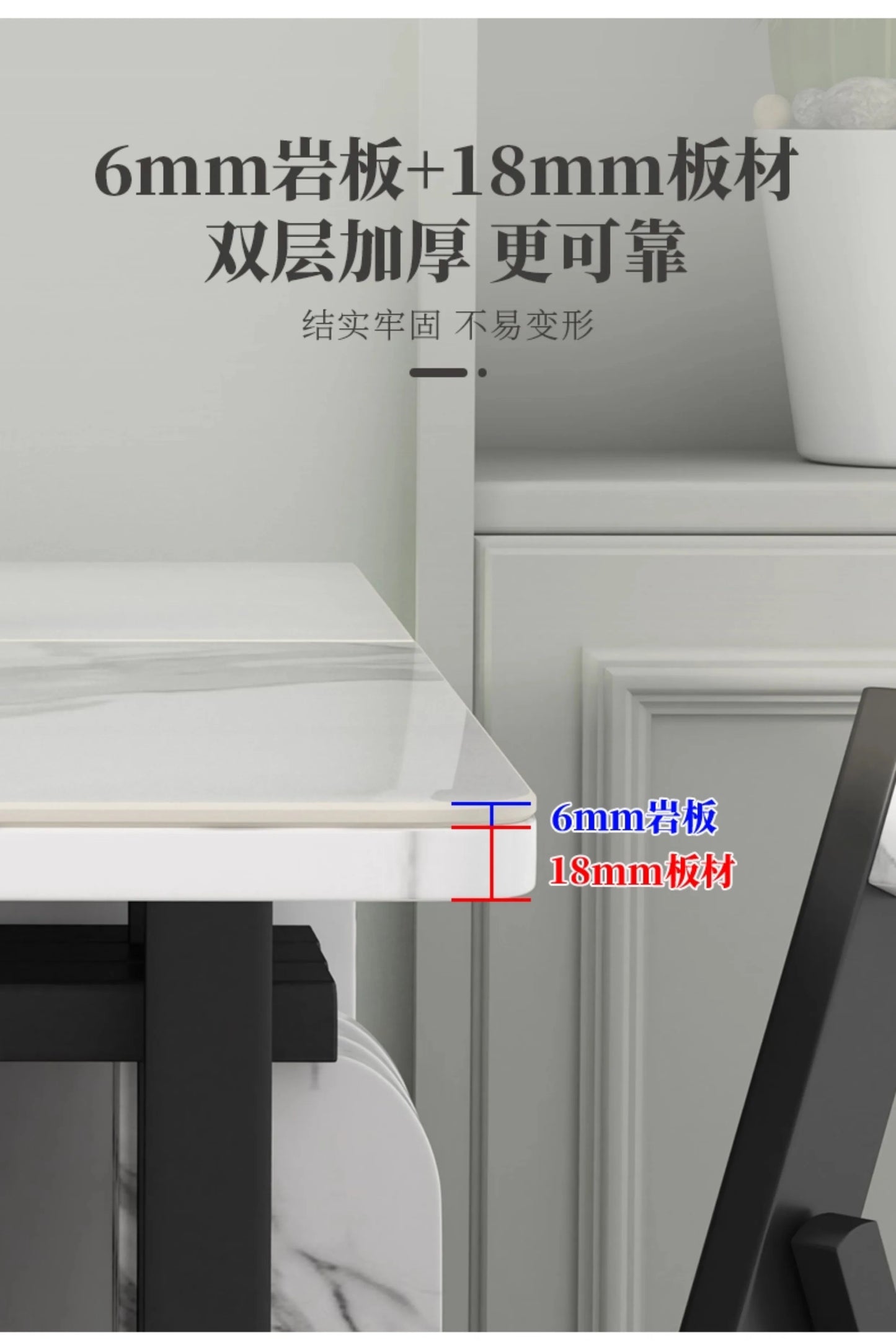 Italian Luxury Foldable Dining Table