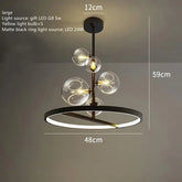 Modern Glass Bubbles Led Pendant Lights for Table Dining Room Kitchen Bar Chandeliers Lamps Home Decor Lusters Lighting Fixture Jonine&
