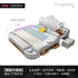 Headboard Storage Double Bed Queen Drawers King Size Smart Bed Luxury Princess Modern Letto Matrimoniale Bedroom Furniture Jonine&