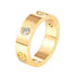 Crystal Zircon Stacking Ring — 18K Gold or Silver Plated, Stainless Steel