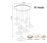 Modern LED Chandelier - Gbbmade Luxury Staircase & Living Room Light
