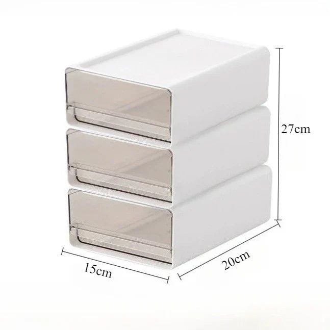 2/3pcs Office Table Clear Storage Boxes Drawer Type Office Workstation A4 File Organizer Storage Box Study Stack Storage Cabinet
