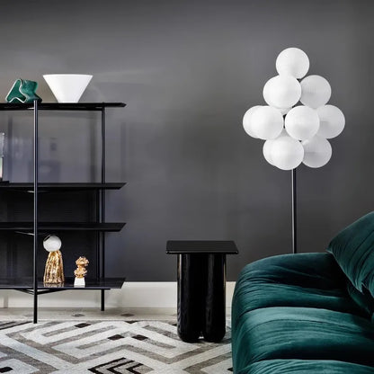 The Grape Cluster — Sculptural Glass Floor Lamp with Warm LED Glow