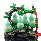 Feng Shui Gourd Ornament – Resin Lucky Décor for Home & Office