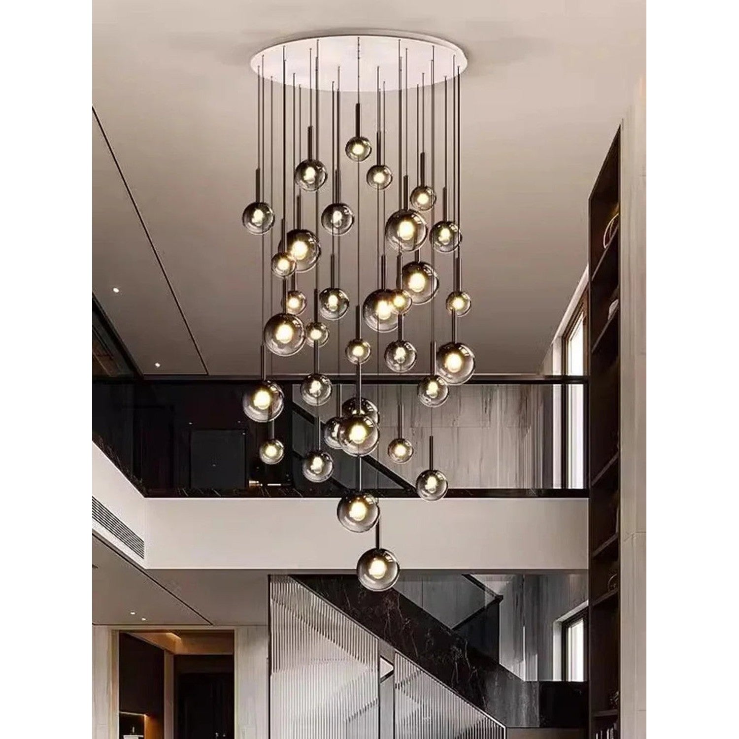 Nordic Stair Chandelier — Living &amp; Dining Room Pendant Ceiling Light