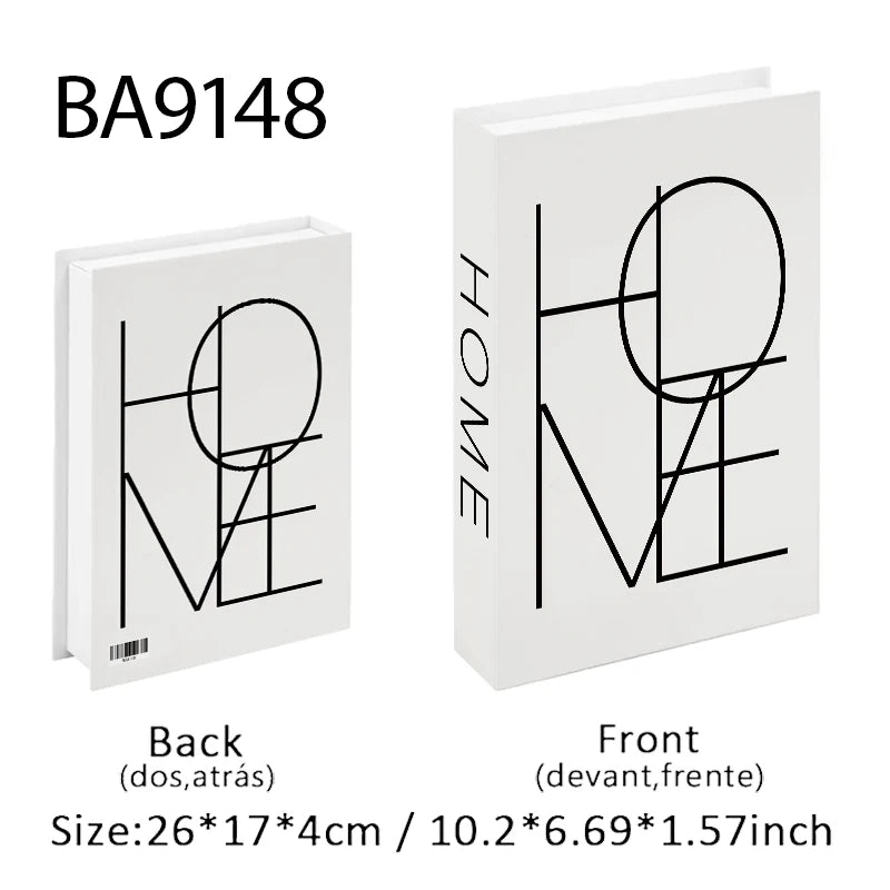 Decorative Book Box Set — Nordic Home Accent
