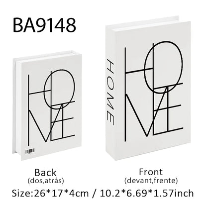 Decorative Book Box Set — Nordic Home Accent