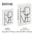 Decorative Book Box Set — Nordic Home Accent Jonine’s Corner