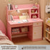 Space-Saving Computer Desk with Integrated Bookshelf Jonine’s Corner