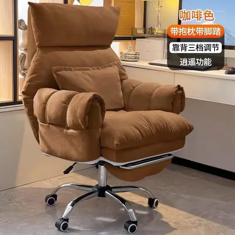 Comfortable Long-term Sofa Chair, Gaming Chair, Bedroom Desk Chair, Home Study Office Stool, Soft and Comfortable Jonine&